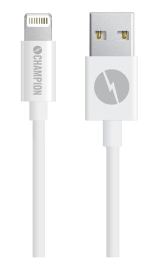 Champion USB-A til Lightning 1m MFI Kabel Hvit