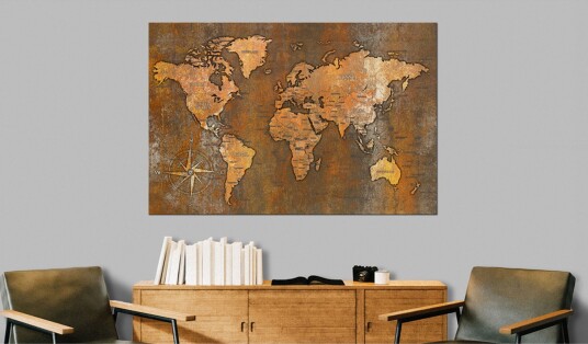 Tavle Rusty World 90X60 Artgeist sp. z o. o.
