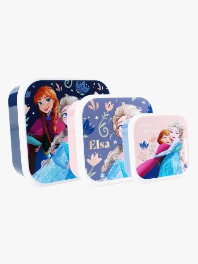 Disney Frozen 3 In 1 Snackboks Fresh Bites Blå