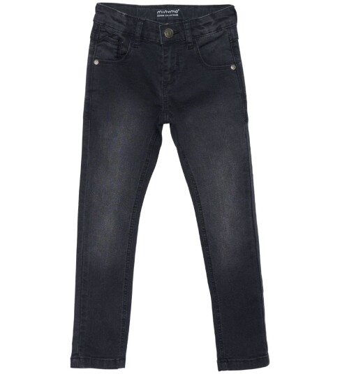 Minymo JeanSlim Fit Grey Black Minymo 2 år 92 JeanSvart