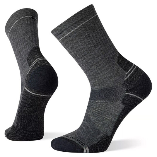 Smartwool Hike Light Cushion Crew Socks Medium Gray 42-45, Medium Gray