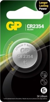 GP CR2354 Lithium Knappcellebatteri 3V 560mAh Engangsbatteri GP CR2354 Lithium Knappcellebatteri 3V 560mAh Engangsbatteri