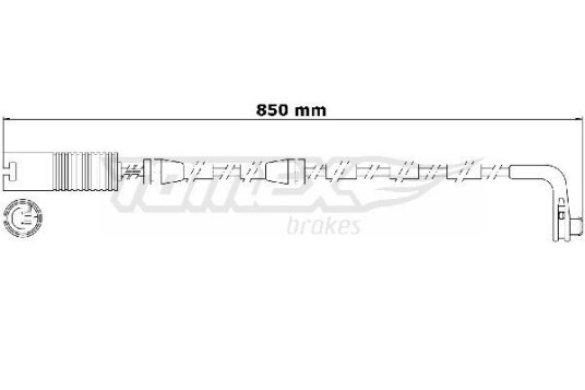 Slitasjevarsler bremseklosser TOMEX Brakes TX 30 80