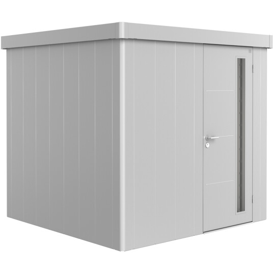 BIOHORT REDSKAPSBOD NEO 2B STD. DØR SØLV METALLIC BIOHORT REDSKAPSBOD NEO 2B STD. DØR SØLV METALLIC