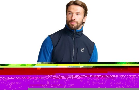 Revolutionrace Herre Overdeler Fleece & midlayers River Hybrid Fleece Jacket Herre Classic Blue XS