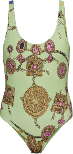 Versace Dame Svømmetøy Grønn XL, Versace Dame Svømmetøy Grønn XL,