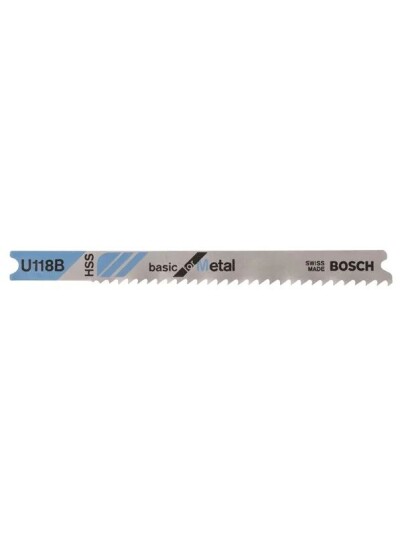 Bosch Stikksagblad U 118 B Basic For Metal