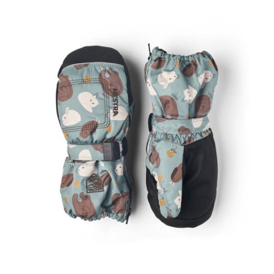 Hestra Baby Zip Long - Mitt Sea Blue Print 5