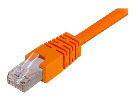 Deltaco 2m CAT 6 FTP Koblingskabel RJ-45 Hann-Hann Oransje