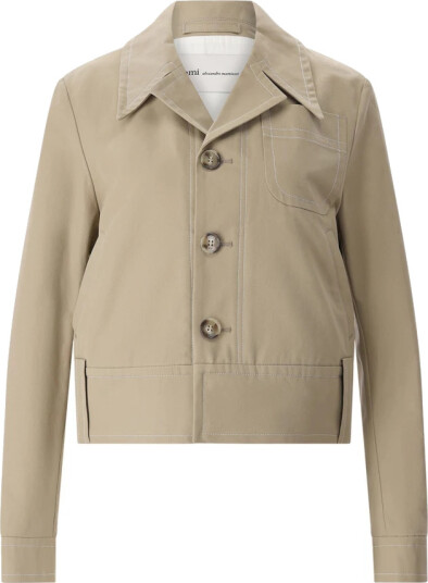 Ami Paris Dame Jakker Beige S,