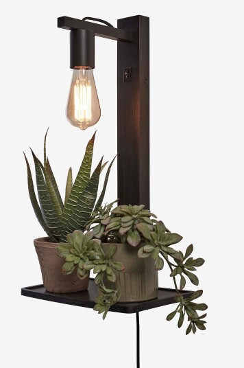 Good&Mojo   Vegglampe FloreSvart