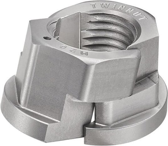 Amf Twinnut mutter 6333sb M24 Nv 36 Med Fläns Amf Twinnut mutter 6333sb M24 Nv 36 Med Fläns