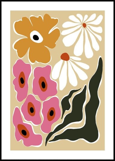 70"s Retro garden Plakat Plakat / 70x100cm 70"s Retro garden Plakat Plakat / 70x100cm
