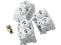 ABB Sikringsholder E33 venstre 2 afgange Mærkestrøm A: max 63 Kabeltværsnit: 6-25mm² Montagebredde: 82mm ABB Sikringsholder E33 venstre 2 afgange Mærkestrøm A: max 63 Kabeltværsnit: 6-25mm² Montagebredde: 82mm
