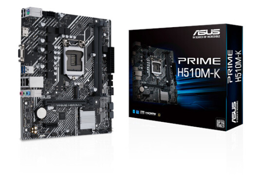 ASUS PRIME H510M-K Hovedkort - Intel H510 - Intel LGA1200 socket - DDR4 RAM - Micro-ATX