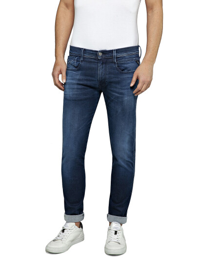 Replay Anbass Trousers Slim Hyper Cloud - Blue - 36 x 32 Replay Anbass Trousers Slim Hyper Cloud - Blue - 36 x 32