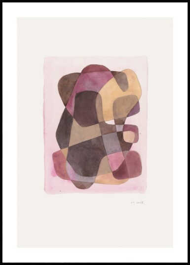 Soft Organic Abstraction Plakat / 70x100