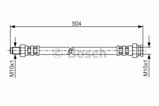 Bremseslange BOSCH 1 987 481 034