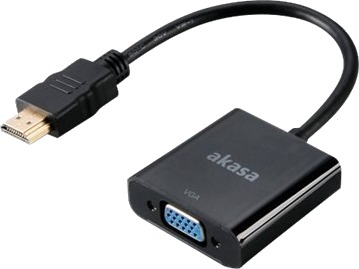 Akasa Video Adapter Hdmi Hann Til Hd 15 Vga Hunn 20 Cm