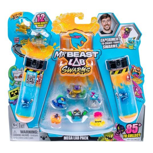 MrBeast Lab Swarms Mega Lab Serie 2 12 Figurer MrBeast Lab Swarms Mega Lab Serie 2 12 Figurer