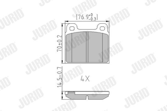 Bremseklosser JURID 571215J Bremseklosser JURID 571215J