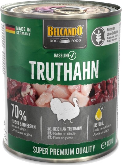 Belcando Baseline Våtfôr Kalkun 6 X 800 G Belcando Baseline Våtfôr Kalkun 6 X 800 G