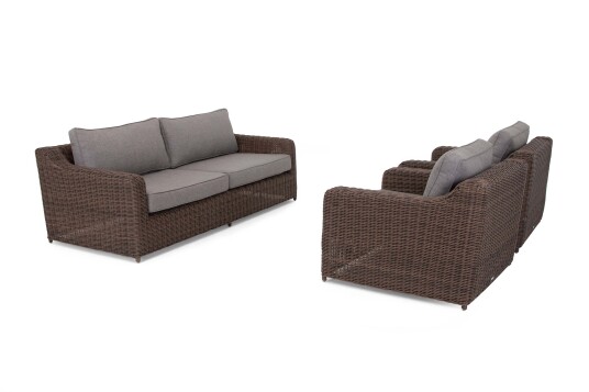 Brafab Glendon sofagruppe 3 sitssoffa & 2 fåtöljer 3 seter sofa & 2st lenestoler