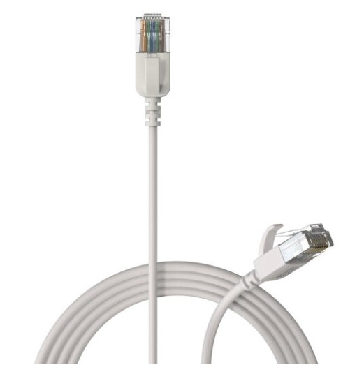 Procab Procab Csd560w/2 Slimline Nettverkskabel - Cat6a Rj45 - Rj45 U/Utp Hvit Versjon - 2 M