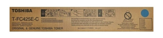 Toshiba T-Fc425ec - Cyan - Original - Tonerpatron - For E-Studio 2525Ac 3025Ac 3525Ac 4525Ac 5525Ac 6525Ac