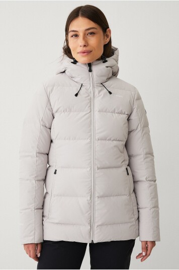Áhkká Dun jakke Down Jacket w Hood Beige Áhkká Dun jakke Down Jacket w Hood Beige