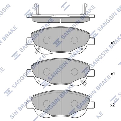 Hi Q SP1577 Bremseklosser
