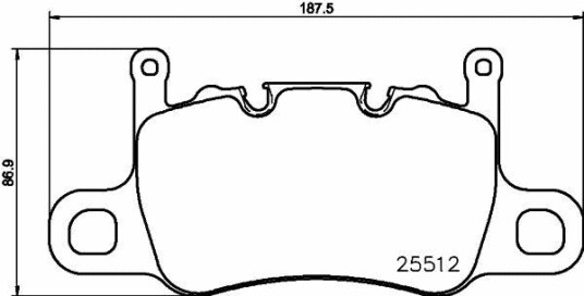 Bremseklosser BREMBO P 65 037