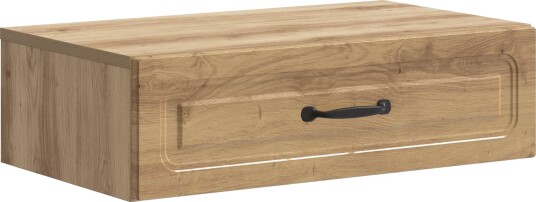 vidaXL Vegghengt Sidebord Artisan eik 59 x 34,5 x 17 cm Konstruert tre