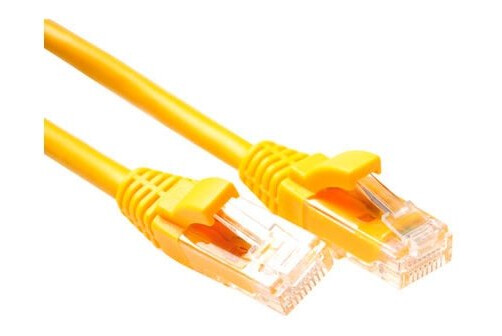 Act Yellow 7 Meter U/Utp Cat5e Patch Cable Component Level With Rj45 Connectors. Cat5e U/Utp Component Yl 7.00M (Ik5807)