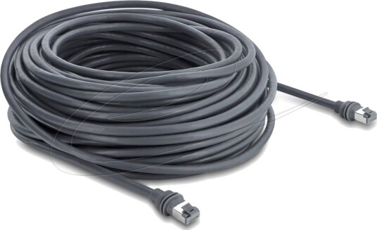 Delock Rj45 Patchkabel Cat.6 Kompatibel Med Starlink Gen3 20 M Grå 90676