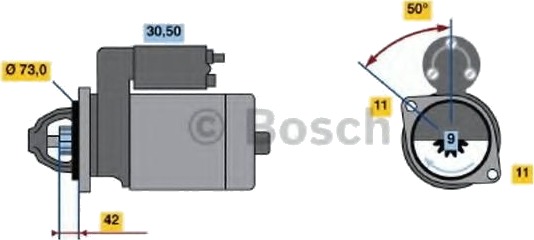 BOSCH 0 986 017 440 Starter