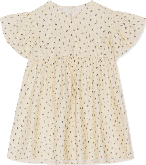 Konges Sløjd Bitsy Wrap Kjole Point Bleu (98 /3 år)