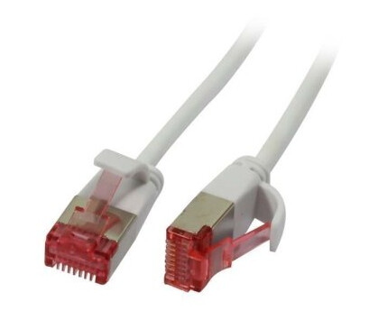 Patchkabel Rj45 Cat6 250Mhz 2M Hvit U/Ftp Slimline Rund D=3,6Mm Synergy 21