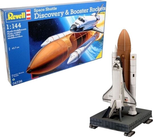 Revell 1/144 Space Shuttle Discovery and Booster Rockets