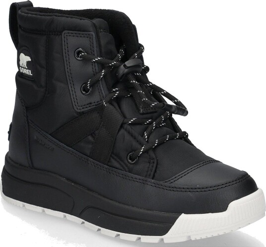 Sorel Big Kids Whitney Iii Mid Wp - BLACK, BLACK - 38