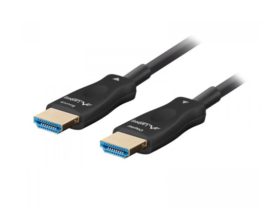 Lanberg Hdmi 2.1 Kabel Optical Svart 8k - 48gbps - 40m Lanberg Hdmi 2.1 Kabel Optical Svart 8k - 48gbps - 40m