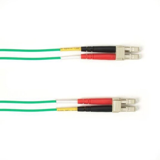 Black Box 50 mm Duplex FO Patchkabel PVC Gressgrønn