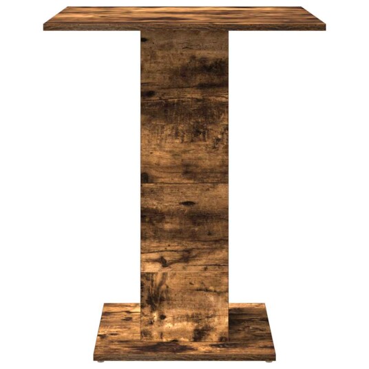 vidaXL Bistrobord røkt eik 60x60x75 cm konstruert tre