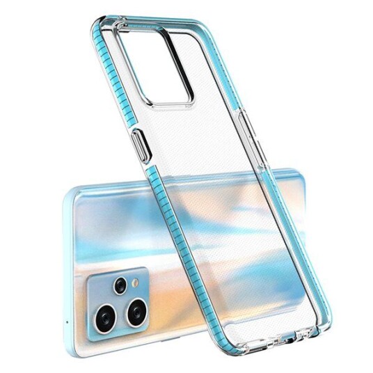Hurtel Spring Case for Realme 9 Pro+ / Realme 9 Silicone Cover with Frame Black