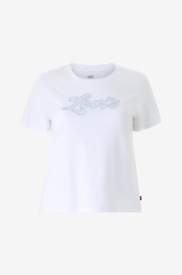 Levi's Plus T skjorte PL Perfect Tee Plus Sportswear Hvit