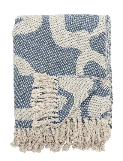 Bloomingville Salobre Throw - Blue - 160X130CM