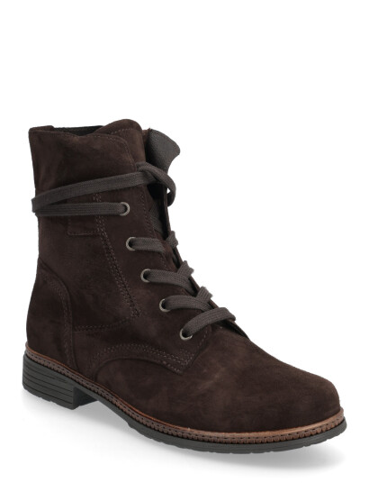 Gabor Laced Ankle Boot - Brown - 40.5