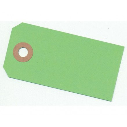 Paper Line Manillamerker Limegrønn 4x8cm 10 stk