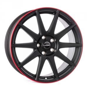 BORBET GTX Black Matt Rim Red 8x19 5/114.3 ET50 B72.5 BORBET GTX Black Matt Rim Red 8x19 5/114.3 ET50 B72.5