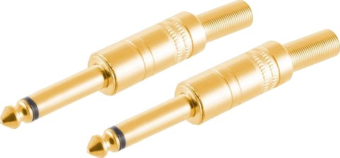 Shiverpeaks Bs50600-G2, 6.3Mm, Gull, Hankjønn, Rett, Metall, 2 Stykker